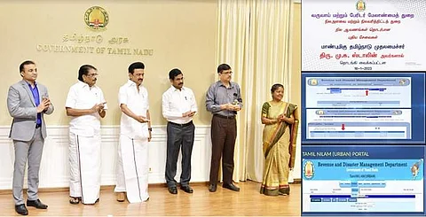 தமிழ்நிலம் வலைதளத்தில் வருவாய் பணிக்காக புதிய மென்பொருள்: முதல்வர் தொடங்கி வைத்தார்!