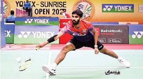 ஒலிம்பிக் சாம்பியனிடம் வீழ்ந்தாா் ஸ்ரீகாந்த்