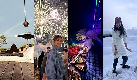 நடிகைகளின் புத்தாண்டு வாழ்த்தும், புகைப்படமும்!