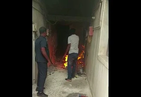 சென்னை திருமங்கலத்தில் தீ விபத்து!