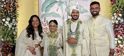 காதலியைத் திருமணம் செய்த கிரிக்கெட் வீரர் அக்ஷர் படேல் (படங்கள்)