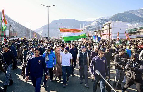 ராகுலின் நடைப்பயணத்தில் இணைந்த மெகபூபா முஃப்தி!