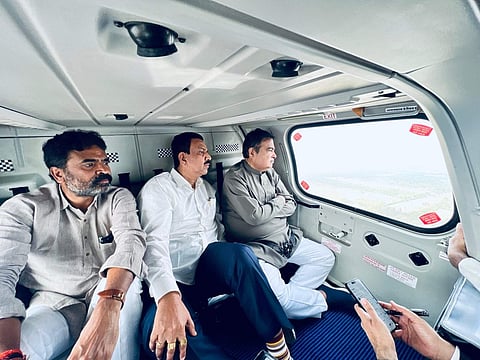 பெங்களூரு-சென்னை விரைவுச் சாலை: அமைச்சர் நிதின் கட்கரி ஆய்வு
