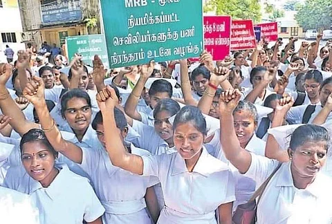 செவிலியர்களுடன் நாளை 2ஆம் கட்ட பேச்சுவார்த்தை