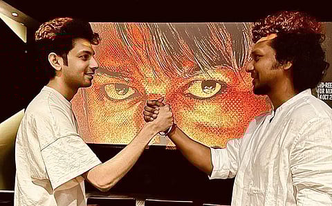 லியோ அனைத்து பணிகளும் நிறைவு: வைரலாகும் அனிருத்-லோகேஷ் புகைப்படம்!