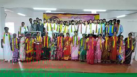 ஊத்தங்கரையில் மாற்றுக் கட்சியில் இருந்து விலகி தமிழக வாழ்வுரிமைக் கட்சியில் இணைந்த பிரமுகா்கள்.