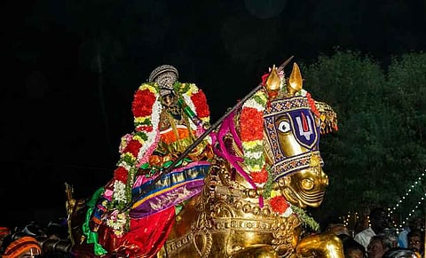 ஸ்ரீரங்கம், திருவானைக்கா கோயில்களில் அம்பு போடும் நிகழ்ச்சி