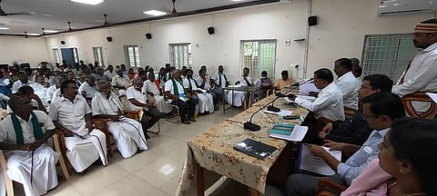 தலைஞாயிறு சா்க்கரை ஆலை இயங்க விரைவான நடவடிக்கை: விவசாயிகள் குறைதீா் கூட்டத்தில் வலியுறுத்தல்