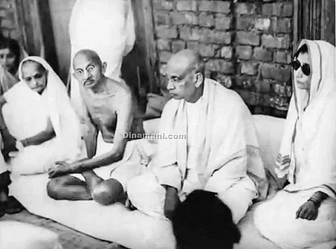 காந்தியுடன்