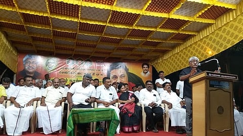 செங்கோட்டையில் திமுக பொதுக்கூட்டம்