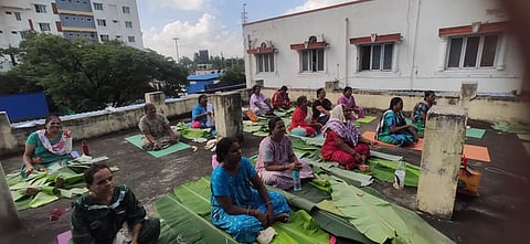 திருவள்ளூா் அரசு மருத்துவமனையில் இயற்கை தினம்