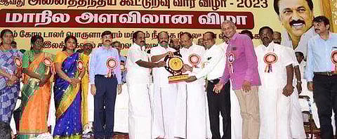 கூட்டுறவுத் தோ்தலை நடத்துவதில் தயக்கமில்லை: அமைச்சா் கே.ஆா். பெரியகருப்பன்