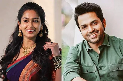 கார்த்தியுடன் நடிக்கும் ஈரமான ரோஜாவே சீரியல் நடிகை!