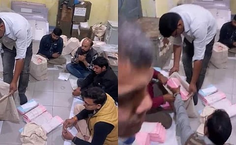 ம.பி.யில் வாக்குப்பெட்டிகளை உடைத்த ஆட்சியர்