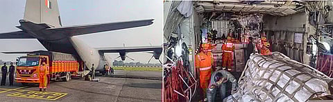 நேபாளத்திற்கு நிவாரண உதவிகளை அனுப்பியது இந்தியா!