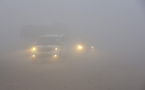 பிகானேர் பகுதியில் ஏற்பட்ட பனிப்பொழிவு | PTI