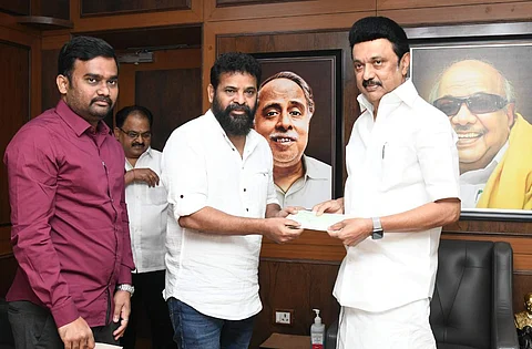 மிக்ஜம் புயல் பாதிப்பு: இயக்குநர் அமீர் ரூ. 10 லட்சம் நிதியுதவி வழங்கல்