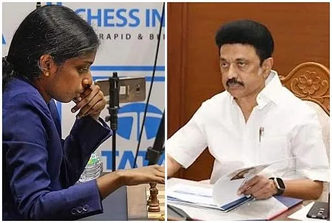 கிராண்ட் மாஸ்டர் வைஷாலிக்கு முதல்வர் மு.க.ஸ்டாலின் வாழ்த்து