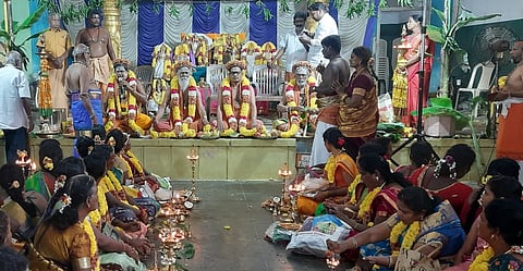 மும்மூா்த்திகள் திருக்கல்யாணம்