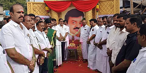 விஜயகாந்த் மறைவுக்கு அஞ்சலி