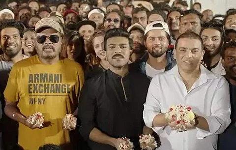 ‘வாரிசு’ தயாரிப்பாளருடன் நடிகர் ராம் சரண், இயக்குநர் ஷங்கர்!
