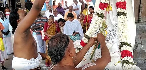 திருப்புட்குழி விஜயராகவப் பெருமாள் கோயிலில் பிரம்மோற்சவ விழா கொடியேற்றம்!