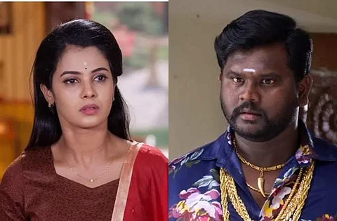 ஆனந்த ராகம் தொடரின் நாயகி - நாயகன்