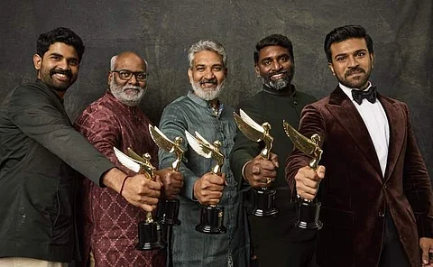 5 பிரிவுகளில் விருது வென்ற ‘ஆர்ஆர்ஆர்’ படக்குழு!