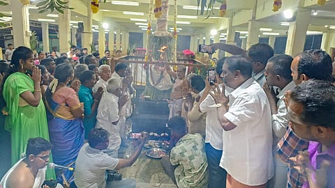 பாவூர்சத்திரம் வென்னிமலை முருகன் கோயில் மாசி திருவிழா தொடக்கம்!