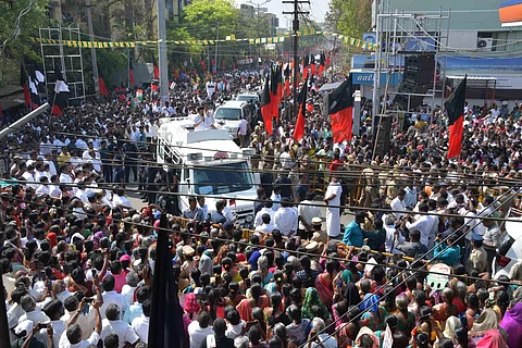 ஈரோட்டில் பிரசாரத்தை தொடங்கினார் முதல்வர் ஸ்டாலின்!