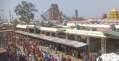 பழனி மலைக் கோயில்.