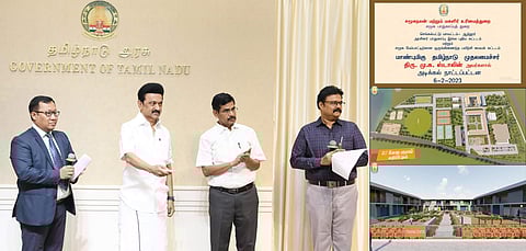 செங்கல்பட்டு மாவட்டம் ஆத்தூரில் சமூக நலத்துறை சார்பில் புதிய கட்டடங்களுக்கு தமிழ்நாடு முதல்வர் மு.க. ஸ்டாலின் இன்று அடிக்கல் நாட்டினார்.