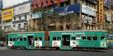 பழைய டிராம் - புகைப்படம்