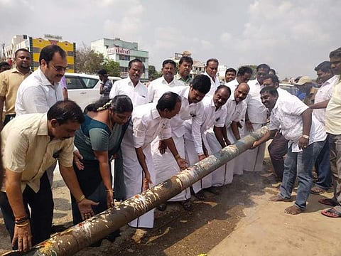 விழுப்புரம் புத்தகத் திருவிழா: எம்எல்ஏக்கள் தலைமையில் கால் கோல் விழா