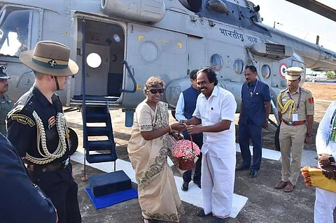 கன்னியாகுமரி வந்தடைந்தார் குடியரசுத் தலைவர் திரௌபதி முர்மு!