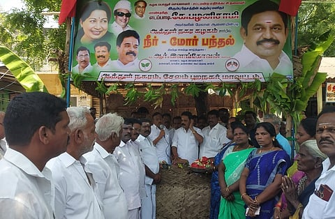 நீா், மோா் பந்தல் திறப்பு விழா