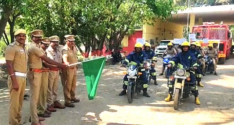 தீ தடுப்பு விழிப்புணா்வுப் பேரணி