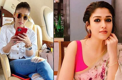 முதல்படம் - தன் தனியார் ஜெட் விமானத்தில் நயன்!