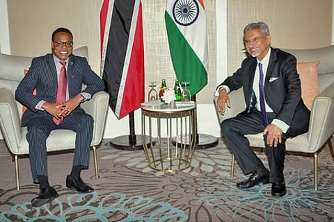 கரீபியன் நாடுகளின் அமைச்சா்களுடன் ஜெய்சங்கா் சந்திப்பு