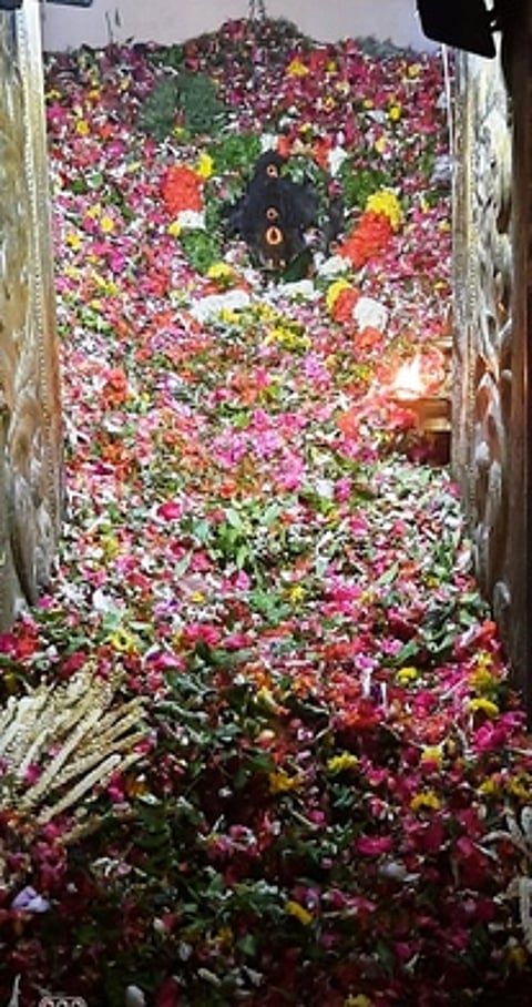 மெய்கண்ணுடையாள் அம்மன் கோயில் பூச்சொரிதல் விழா