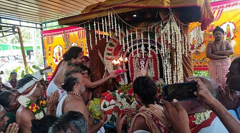 திருப்பைஞ்ஞீலியில் திருக்கட்டமுது விழா: திரளான பக்தர்கள் தரிசனம்