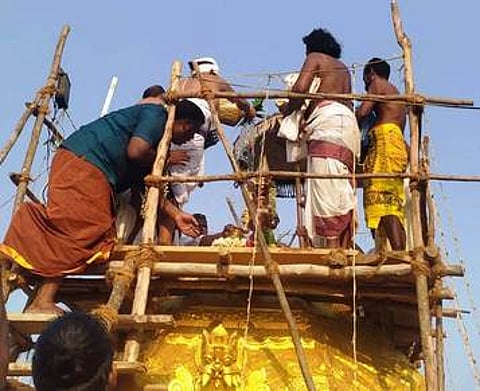 பெருமாள் கோயிலில் கும்பாபிஷேகம்