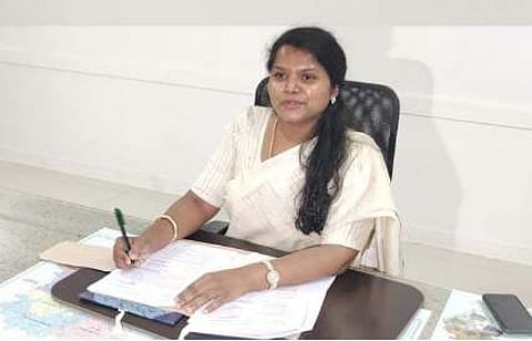 புதுக்கோட்டை ஆட்சியர் ஐ.சா.மெர்சி ரம்யா பொறுப்பேற்பு