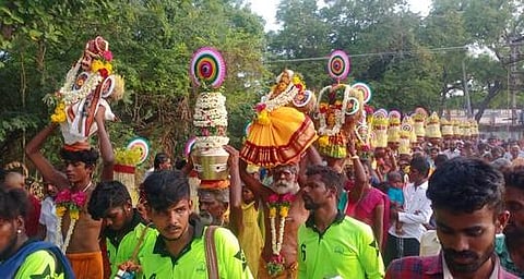 ஸ்ரீதா்மமுனீஸ்வரா் கோயில் முளைப்பாரி திருவிழா