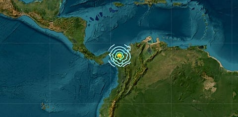 பனாமா அருகே சக்திவாய்ந்த நிலநடுக்கம்
