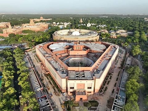 புதிய நாடாளுமன்றக் கட்டடம் - புகைப்படங்கள்!