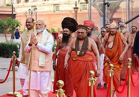 வல்லரசாக வழிகாட்டும் புதிய நாடாளுமன்றம்: பிரதமா் நரேந்திர மோடி