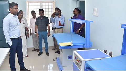 தக்கலை ஊராட்சி ஒன்றியத்தில் ரூ.2.34 கோடியில் வளா்ச்சிப் பணிகள்: ஆட்சியா் ஆய்வு