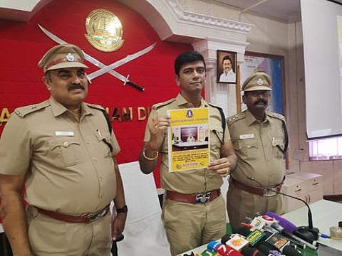 நாகையில் ‘உங்கள் எஸ்.பி.யிடம் பேசுங்கள்’ திட்டத்தை திங்கள்கிழமை தொடக்கி வைக்கும் மாவட்டக் காவல் கண்காணிப்பாளா் ஹா்ஷ் சிங்.