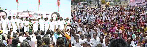 தூத்துக்குடியில் அதிமுகவினா் ஆா்ப்பாட்டம்